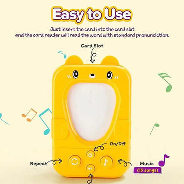 EARLY DEVELOPMENT CARD READING LEARNING DEVICE
